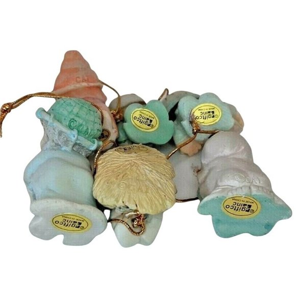 6 VTG 2001 Mini Dreamsicle Nativity Ornaments Holy Family Polystone Boxed - Picture 8 of 11